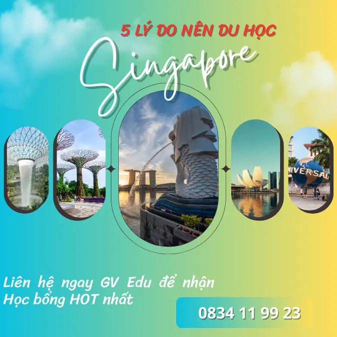 5 Lý do chọn Singapore là điểm đến du học lý tưởng cho du học sinh Việt Nam